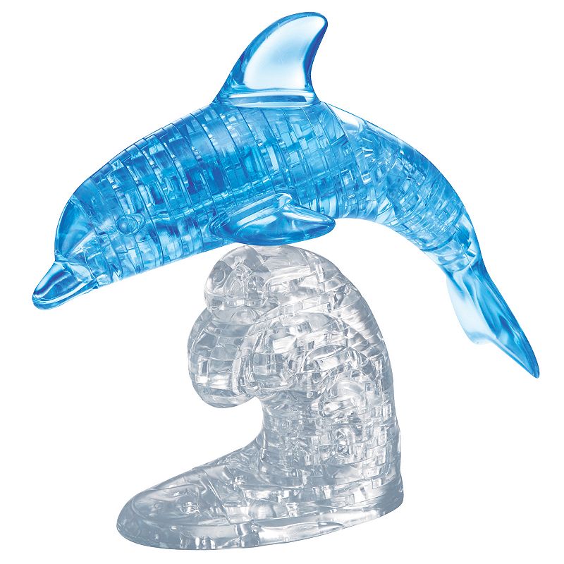 Deluxe 3D Crystal Dolphin Puzzle, Multicolor