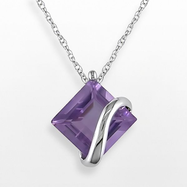 Kohls hot sale amethyst necklace