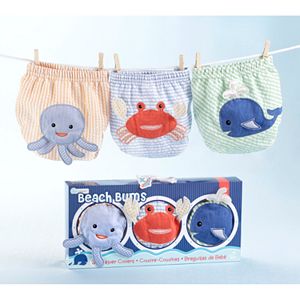 Baby Aspen 3-pk. Beach Bums Seersucker Bloomers - Baby
