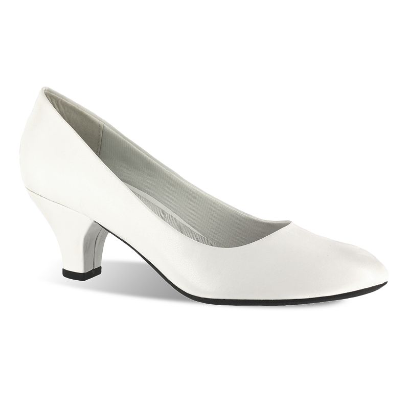 FABULOUSWHITEM Easy Street Fabulous Womens Dress Heels, Size: 10, sku FABULOUSWHITEM