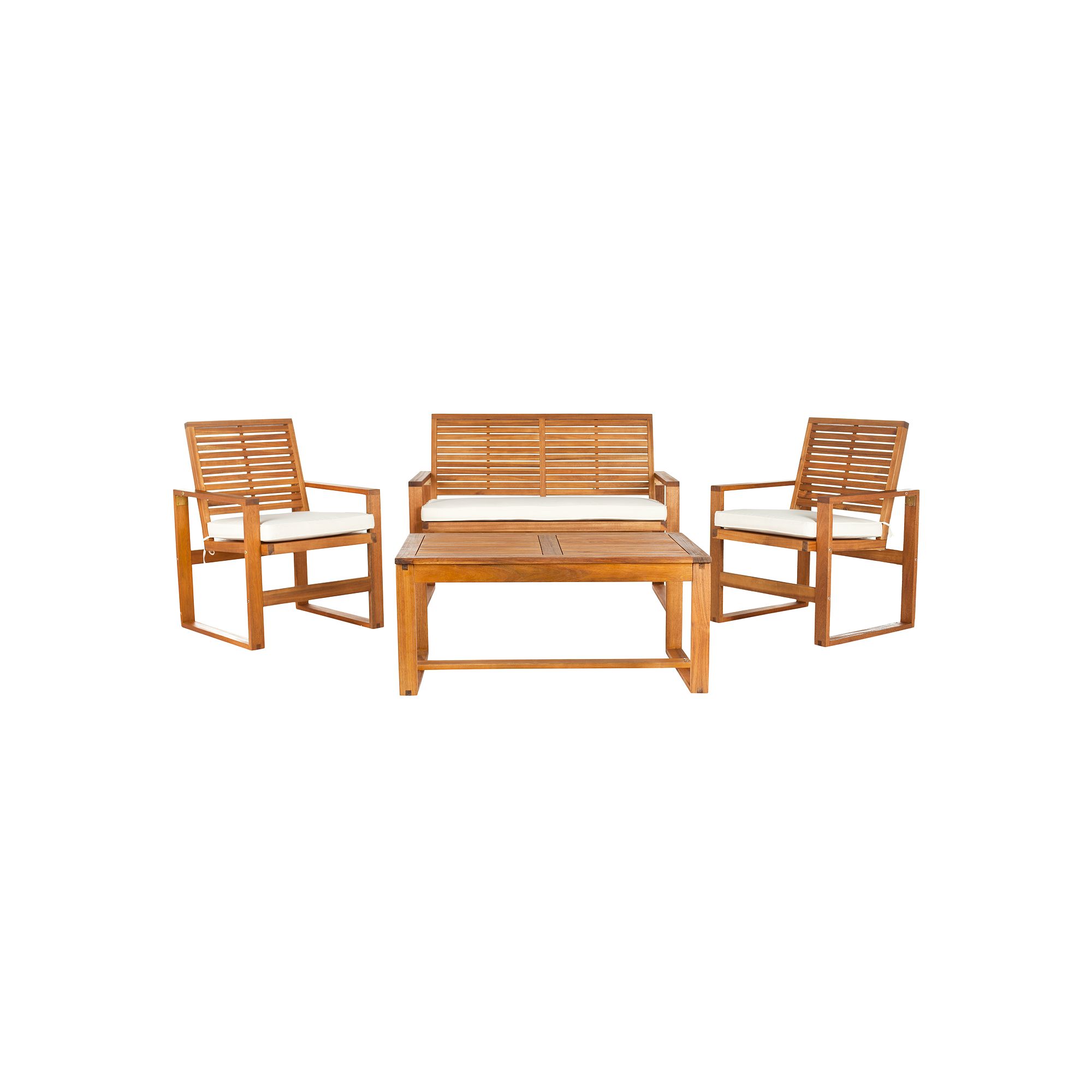 Safavieh Ozark 4-pc. Patio Set, Natural