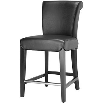 Safavieh Seth Leather Counter Stool