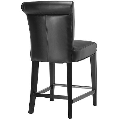 Safavieh Seth Leather Counter Stool