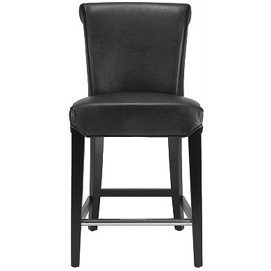 Safavieh Seth Leather Counter Stool