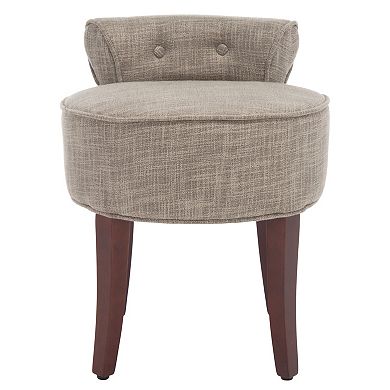 Safavieh Georgia Linen Vanity Stool