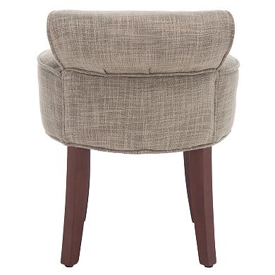 Safavieh Georgia Linen Vanity Stool