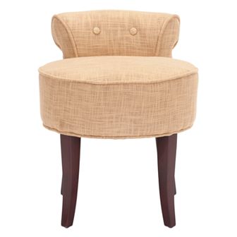 Safavieh Georgia Linen Vanity Stool