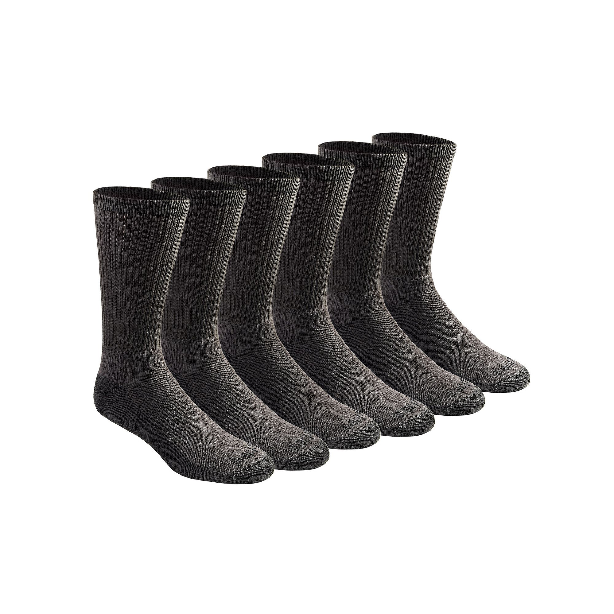 Mens Dickies 6-pack Dri-Tech Comfort Moisture-Control Crew Socks, Size: 6-