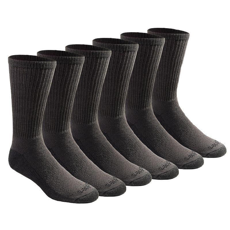Dickies 6-pack Dri-Tech Comfort Moisture-Control Crew Socks, Adult Unisex