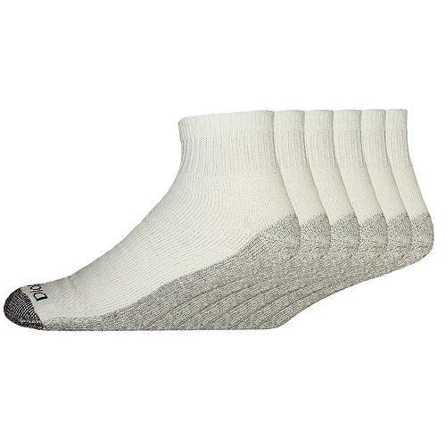 Men's Dickies 6pk. DriTech Comfort MoistureControl Quarter Crew Socks