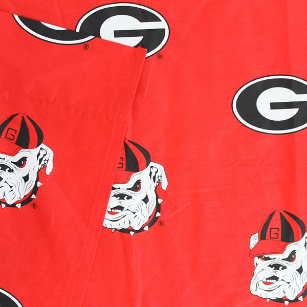 Georgia Bulldogs Printed Sheet Set - Queen