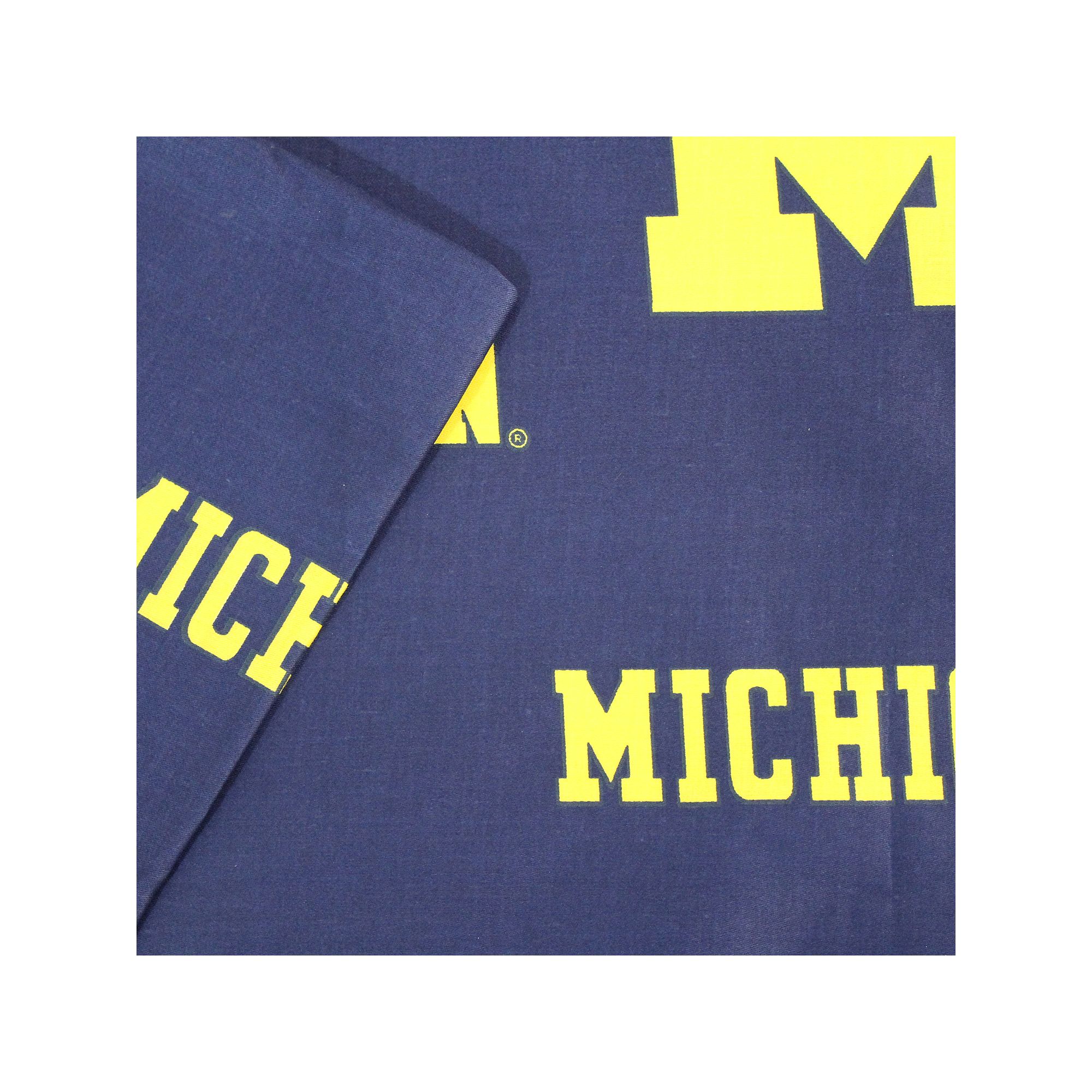 Michigan Wolverines Printed Sheet Set - Twin, Team