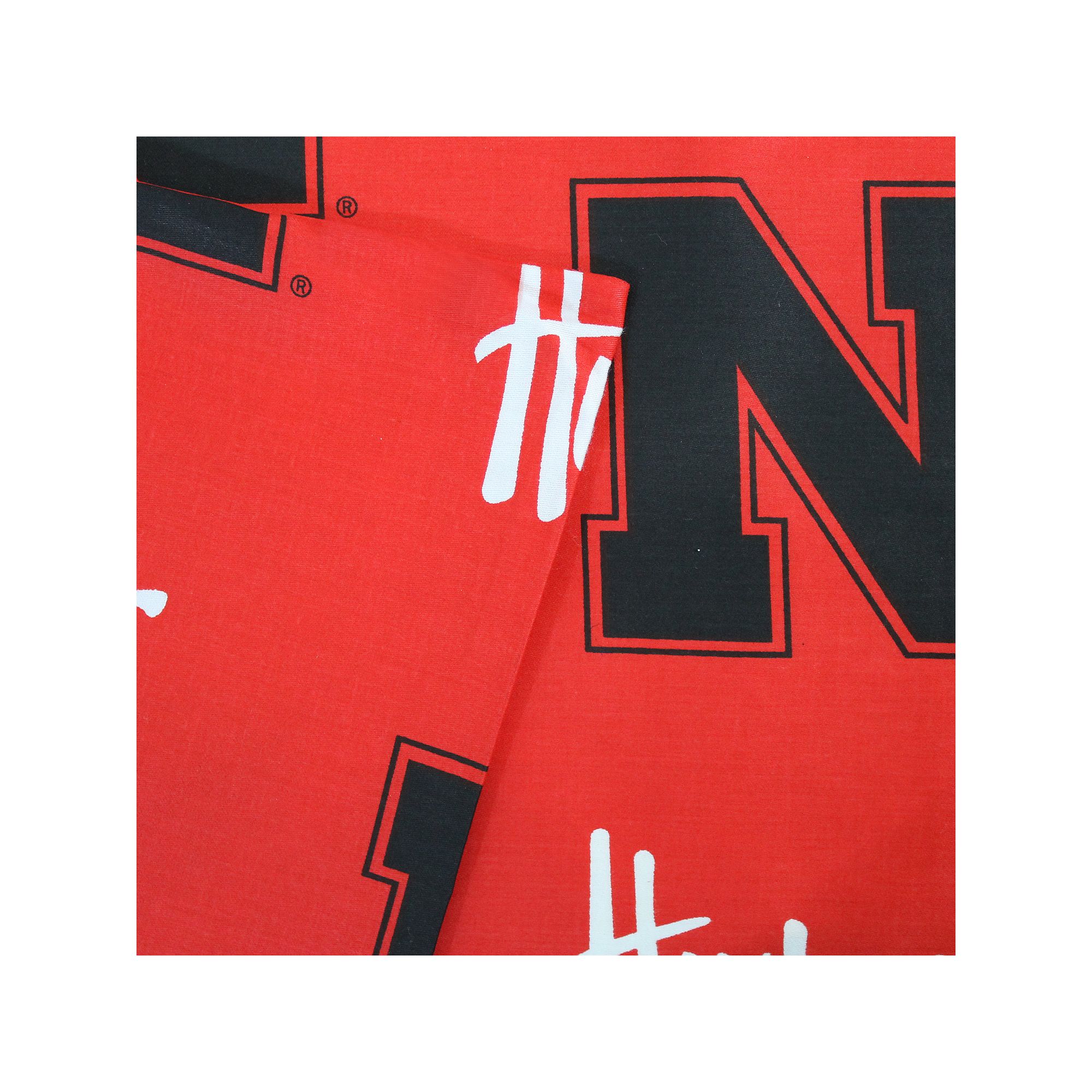 Nebraska Cornhuskers Printed Sheet Set - Twin, Team
