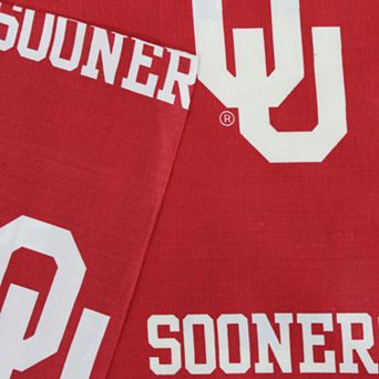 Oklahoma Sooners Printed Sheet Set - Full