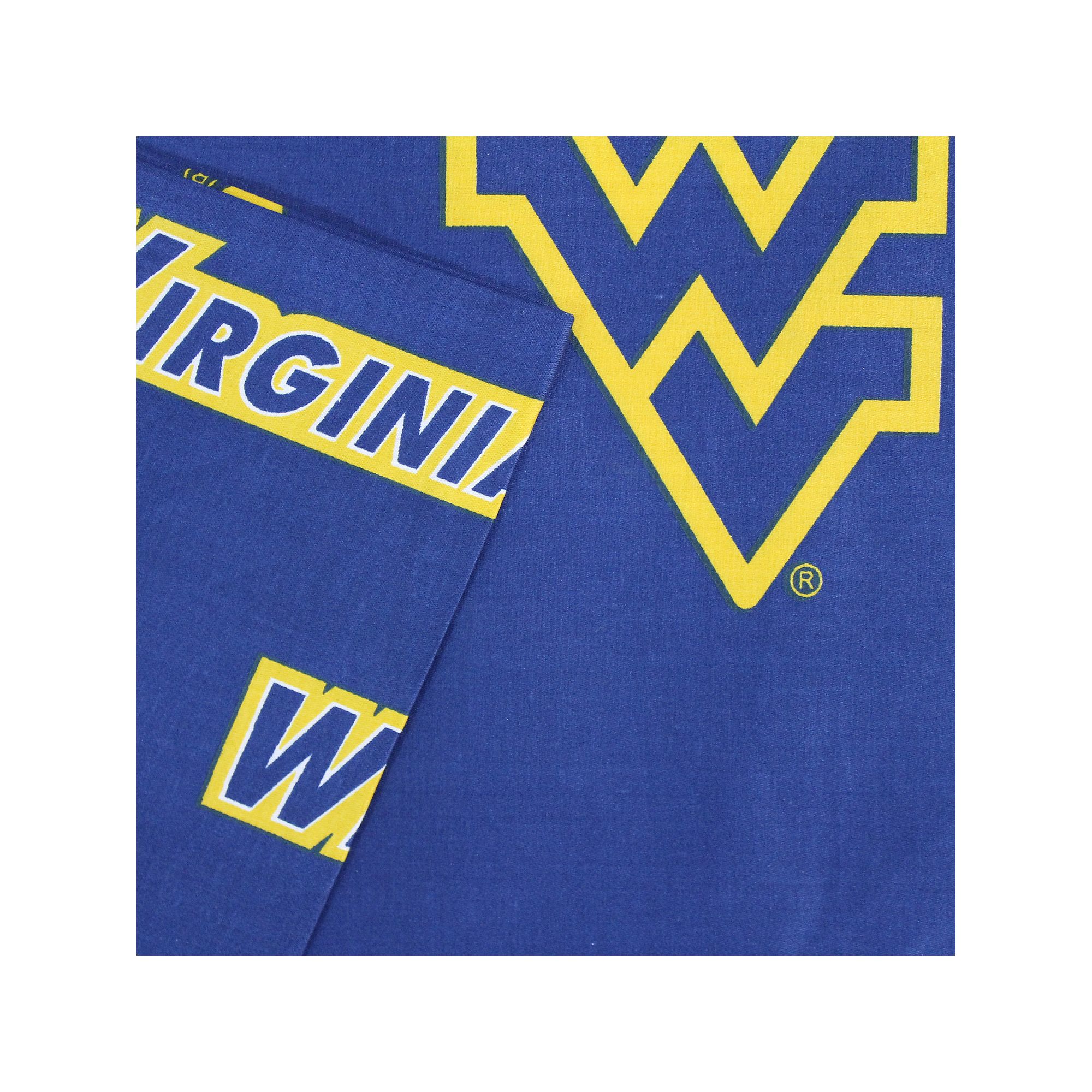 West Virginia Mountaineers Printed Sheet Set - Twin, Team