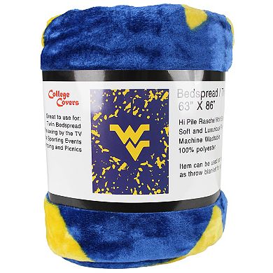 West Virginia Mountaineers Large Throw Blanket