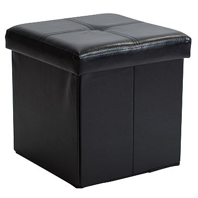 Kennedy Home Collection Folding Storage Ottoman