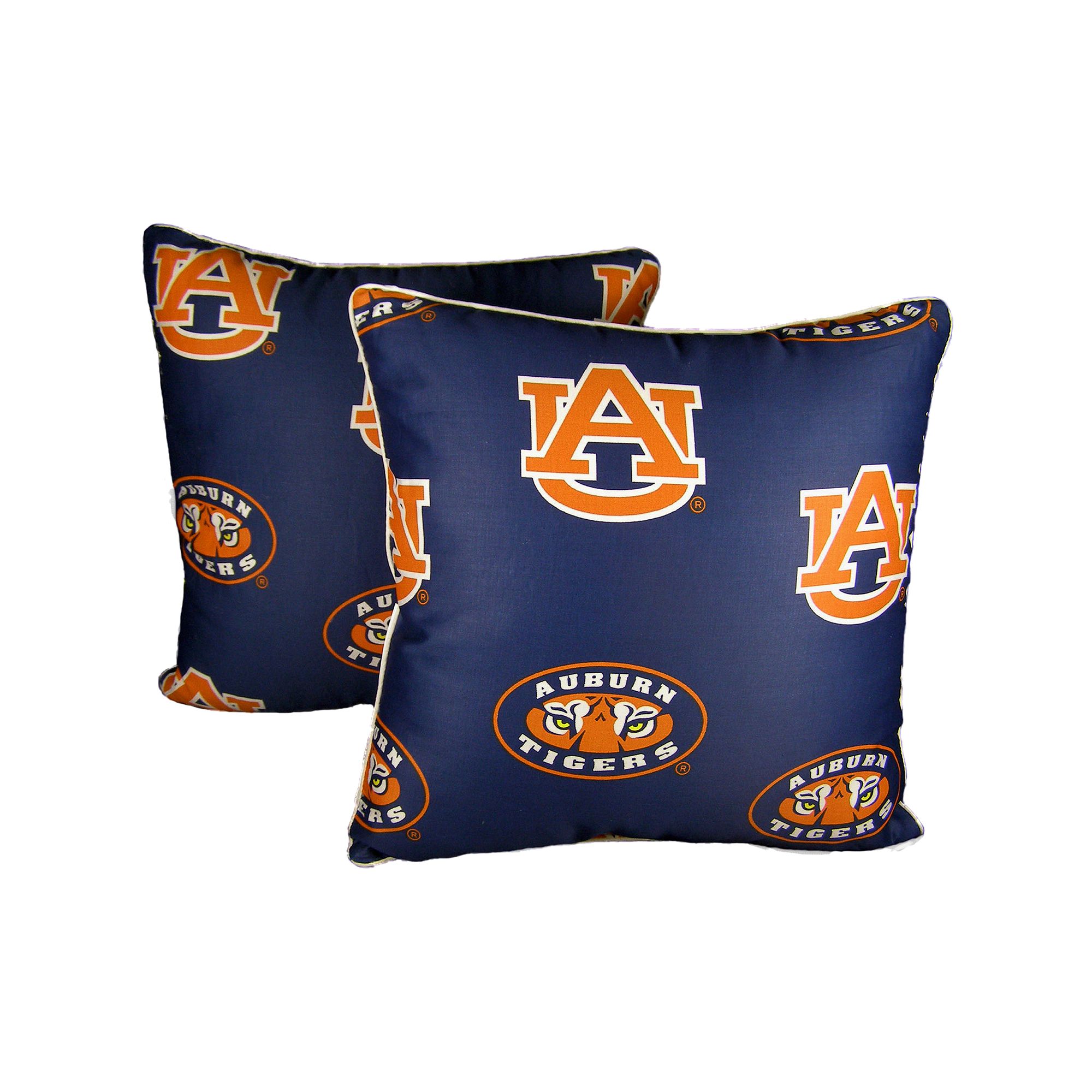 Auburn Tigers Decorative Pillow Set, Team