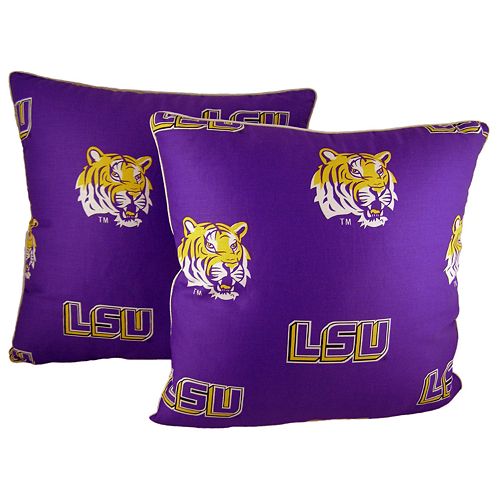 LSU Tigers Decorative Pillow Set