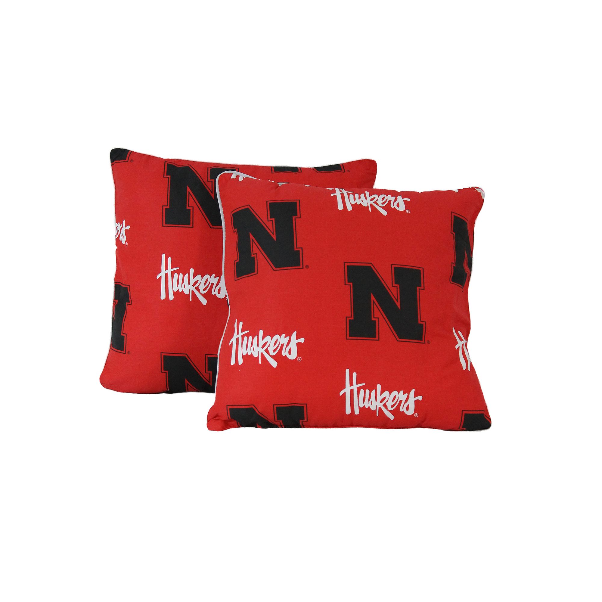 Nebraska Cornhuskers Decorative Pillow Set, Team