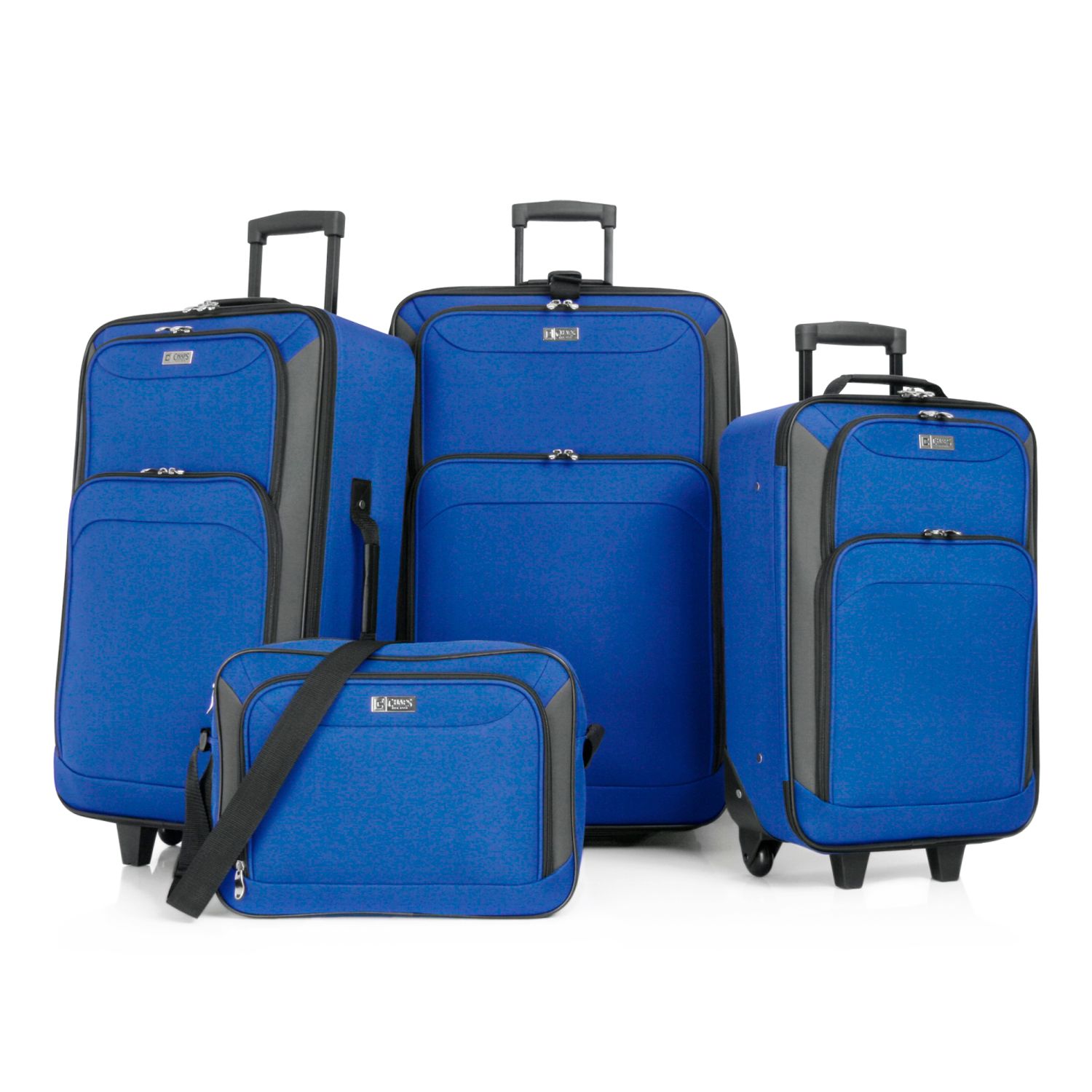 kohls chaps 5 piece luggage