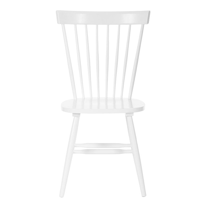 SAFAVIEH Parker 17  H Spindle Dining Chair Set of 2 White