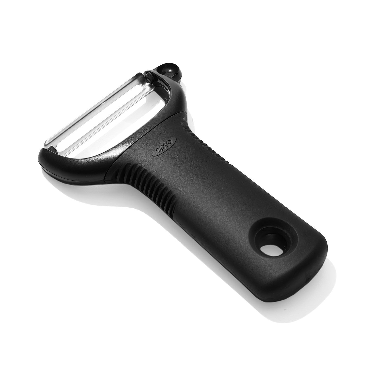 Farberware Soft Grips Stainless Steel Y Peeler in Black 