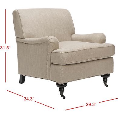 Safavieh Chloe Linen Club Chair