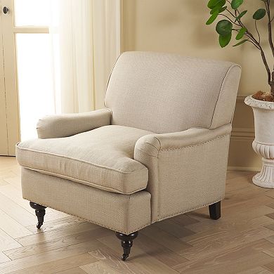 Safavieh Chloe Linen Club Chair
