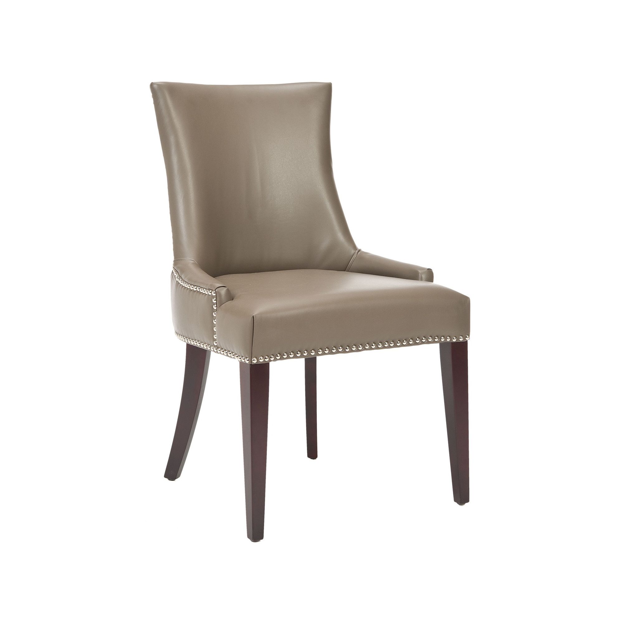 Safavieh Becca Nailhead TrimDining Chair, Clay