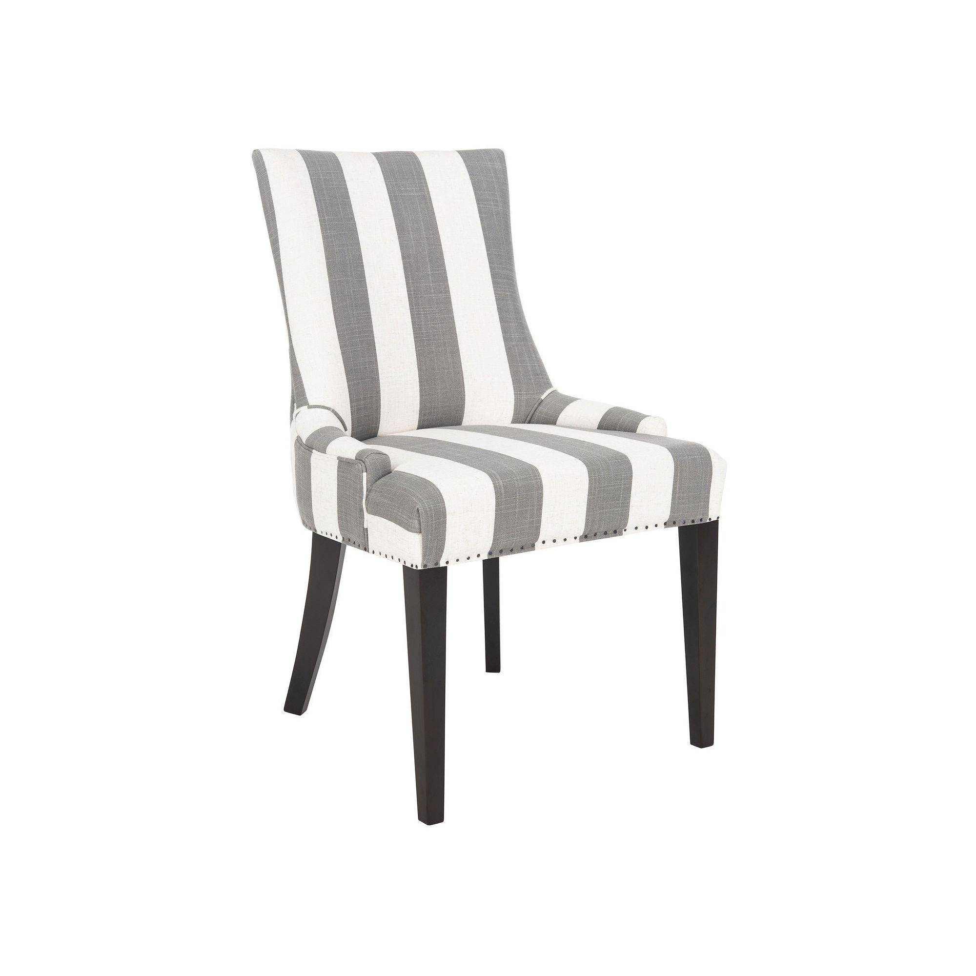 Safavieh Becca Striped Dining Chair, Gray Ivory Stripe
