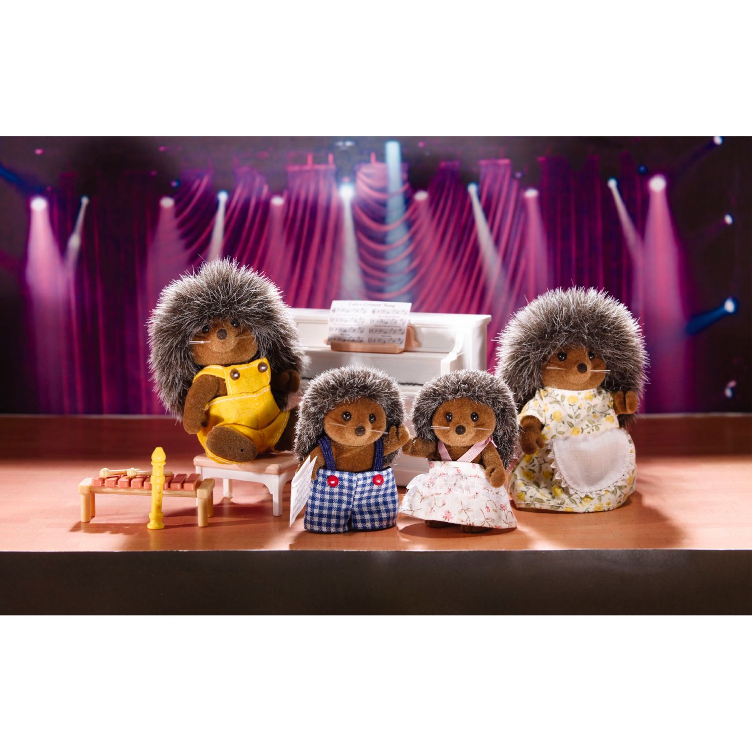 calico critters pickleweeds hedgehog family