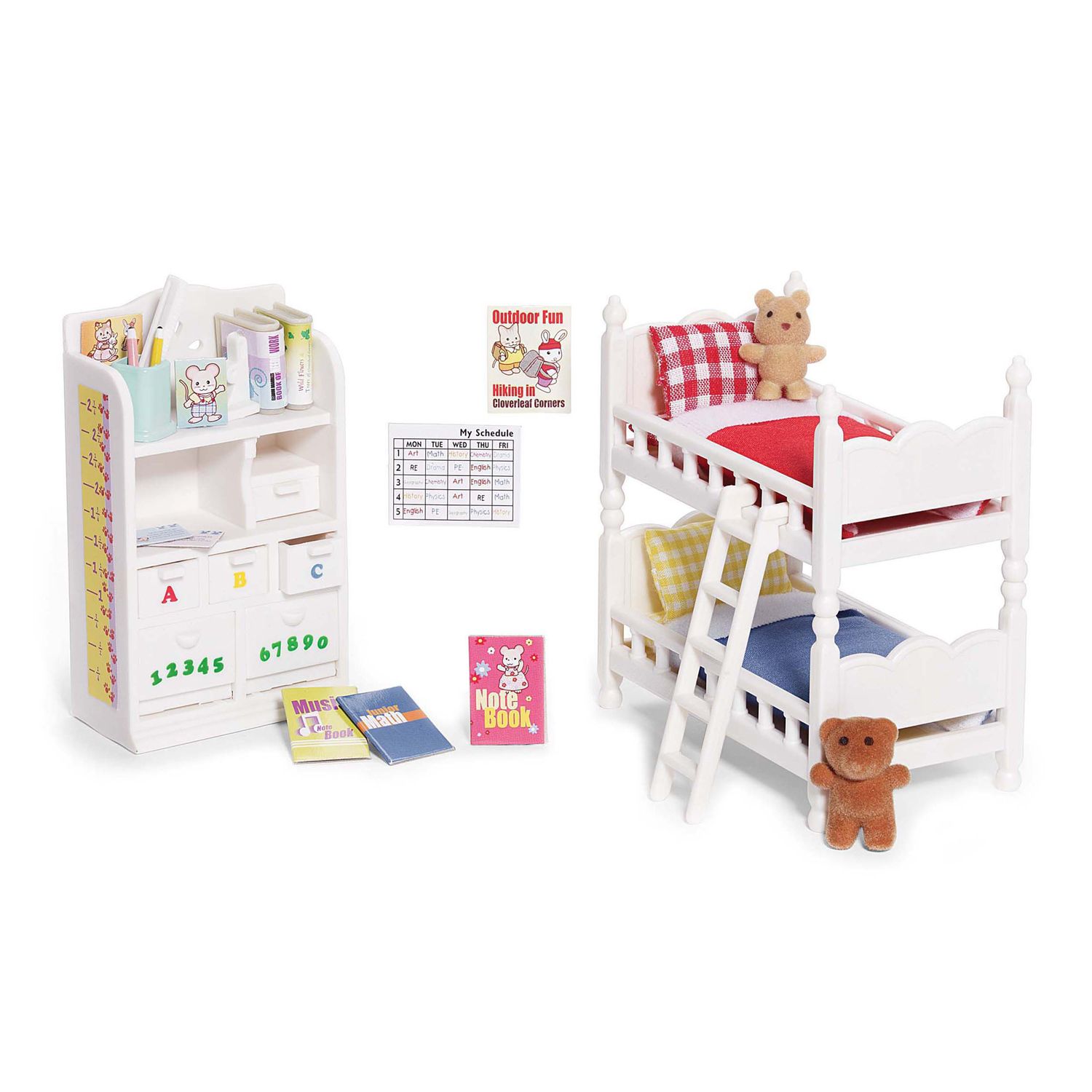 calico critters master bedroom set