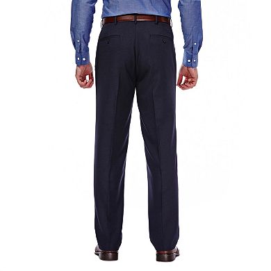 Men's Haggar Straight-Fit ECLO No-Iron Patterned Flat-Front Dress Pants