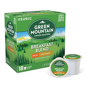 Keurig® K-Cup® Pod Green Mountain Coffee Breakfast Blend Decaf Coffee - 18-pk.