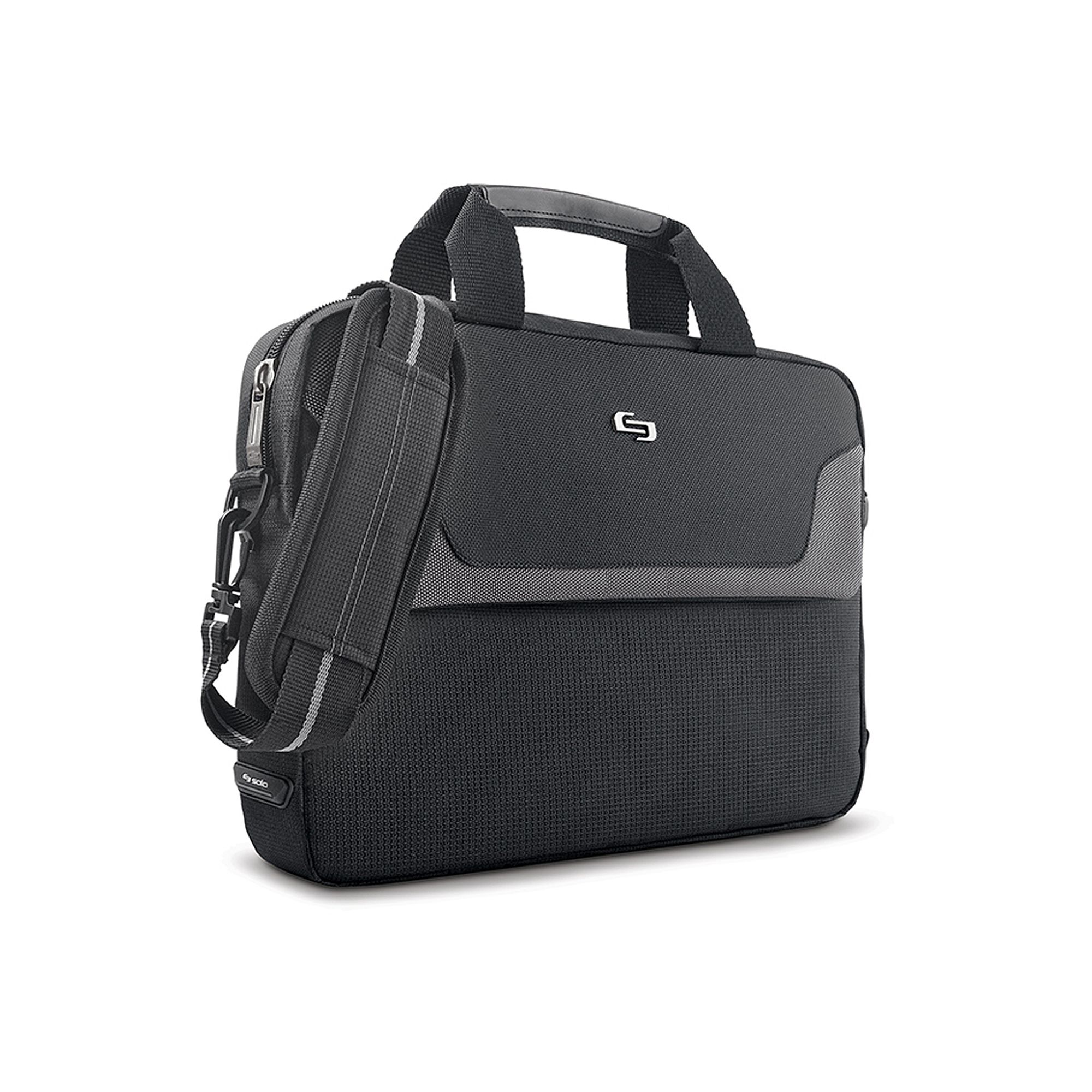 Solo Flatiron Slim 16-in. Laptop Briefcase, Black