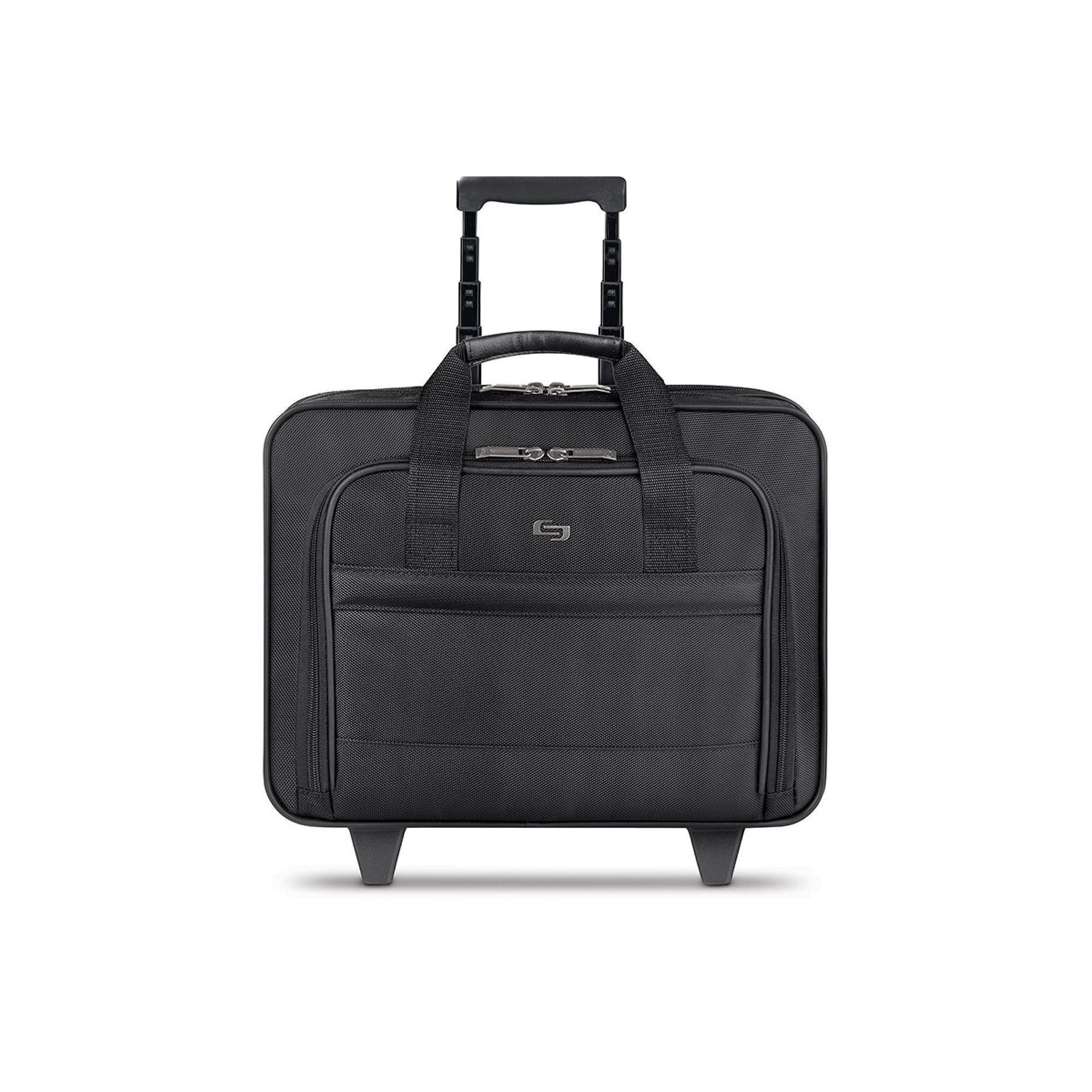 Solo Classic Wheeled 15.6-in. Laptop Business Case, Black