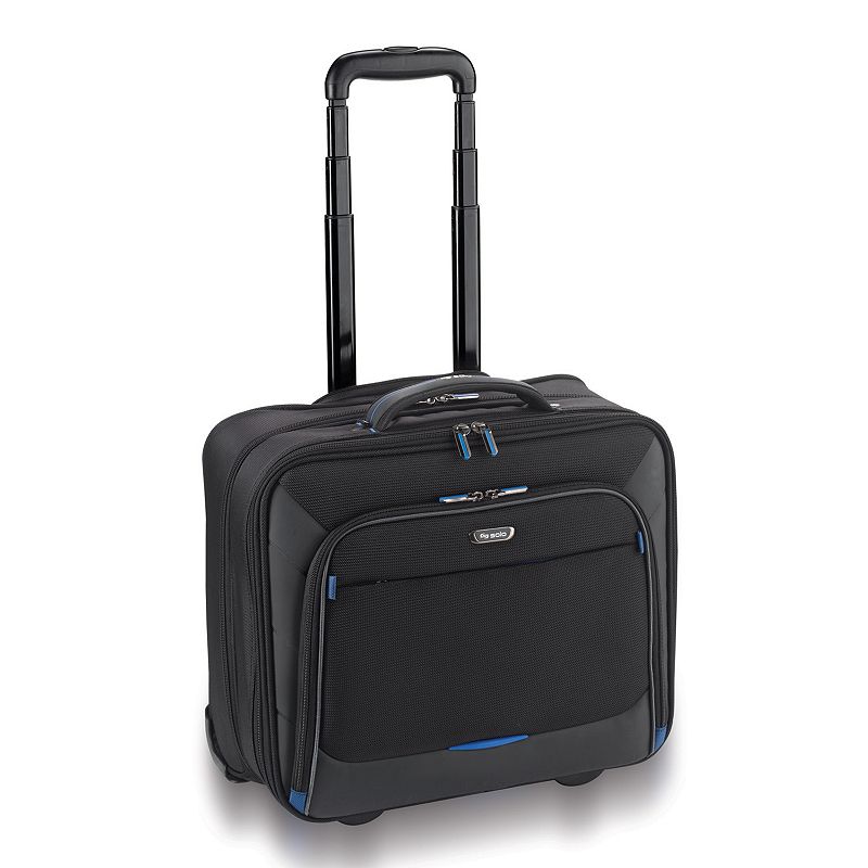 Solo Tech 16-Inch Wheeled Laptop Overnight Bag, Black