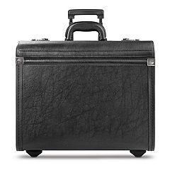 kohls leather briefcase