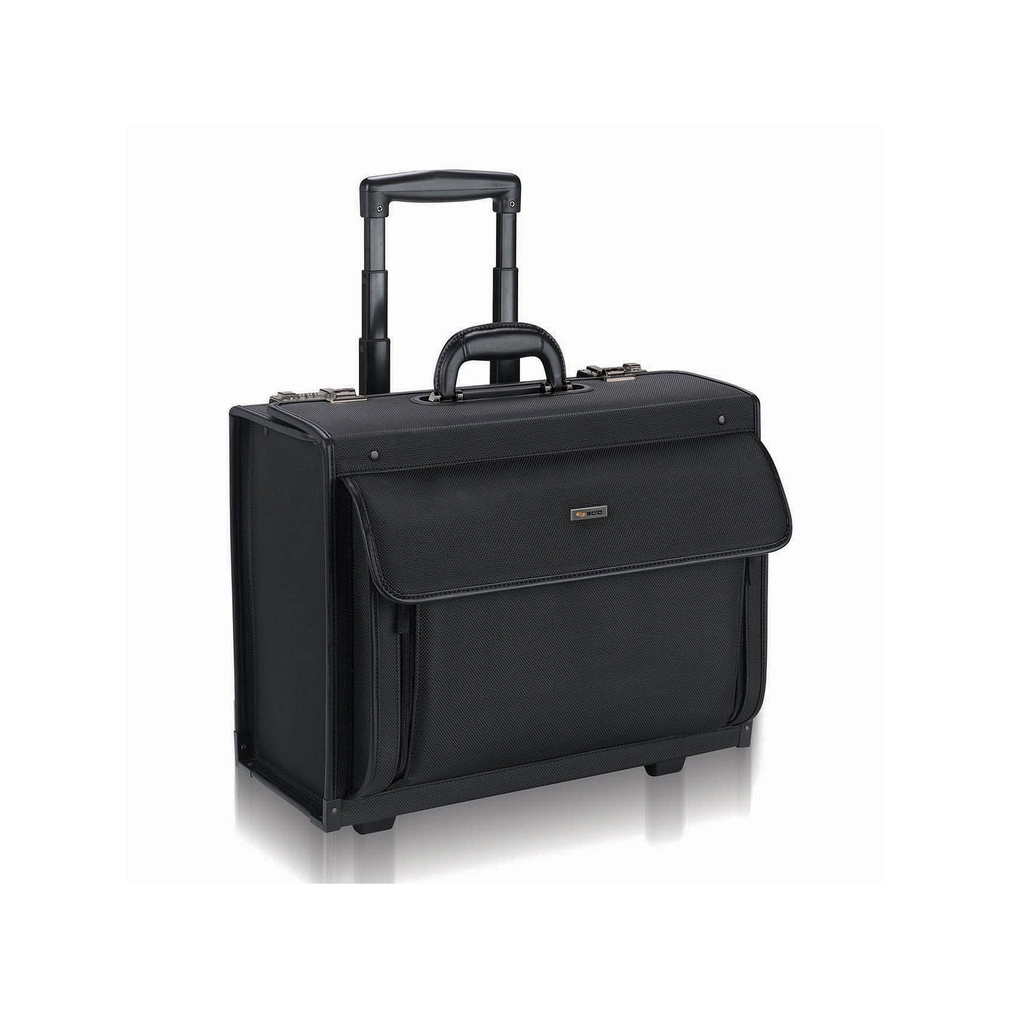 Solo Classic 16-Inch Wheeled Laptop Business Case, Black