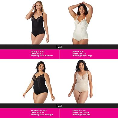Maidenform Firm Control Shapewear Lace-Trim Body Shaper 1456