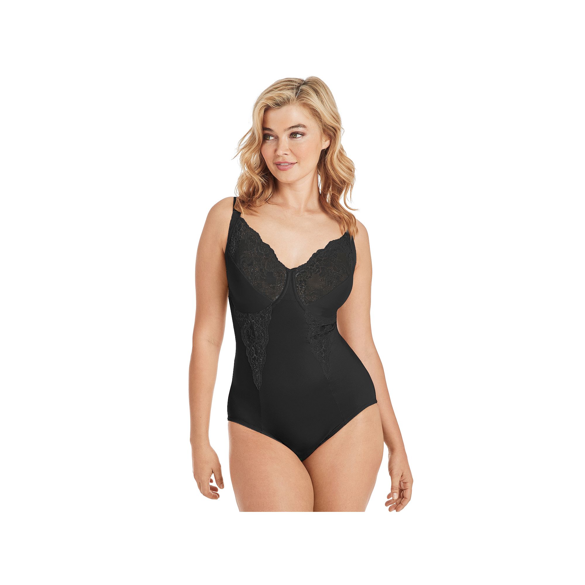 Maidenform Firm Control Shapewear Lace-Trim Body Shaper 1456, Womens, Size