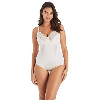 Maidenform Firm Control Shapewear Lace-Trim Body Shaper 1456