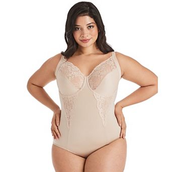 Maidenform Firm Control Shapewear Lace-Trim Body Shaper 1456