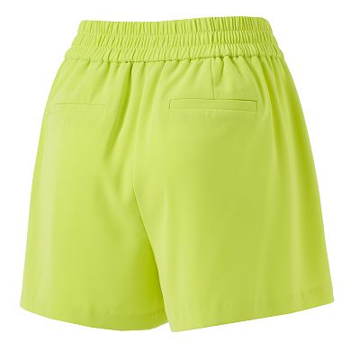 Women's Jennifer Lopez Solid Trouser Shorts