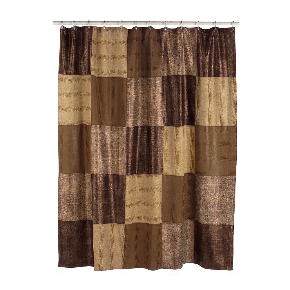 Home Classics Wild Patch Fabric Shower Curtain