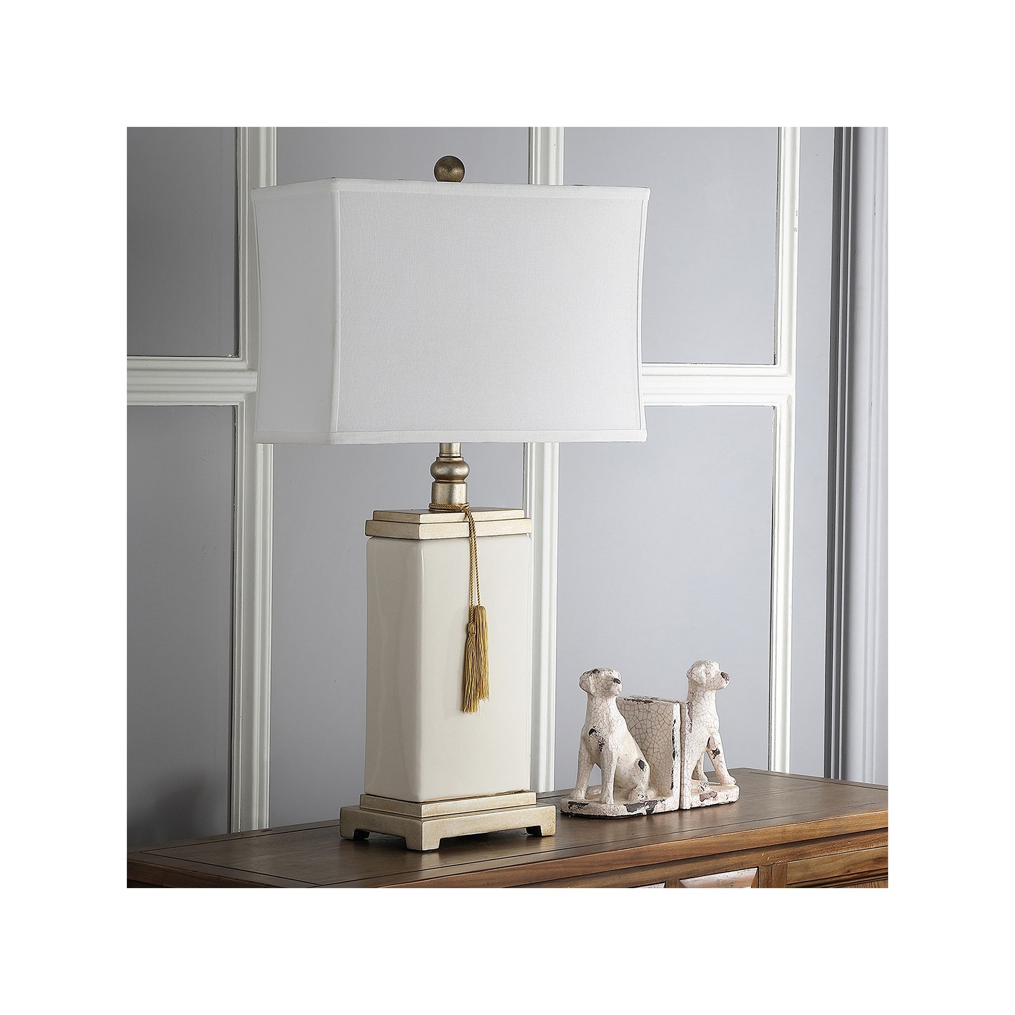 Safavieh Amiliana Table Lamp, Ivory
