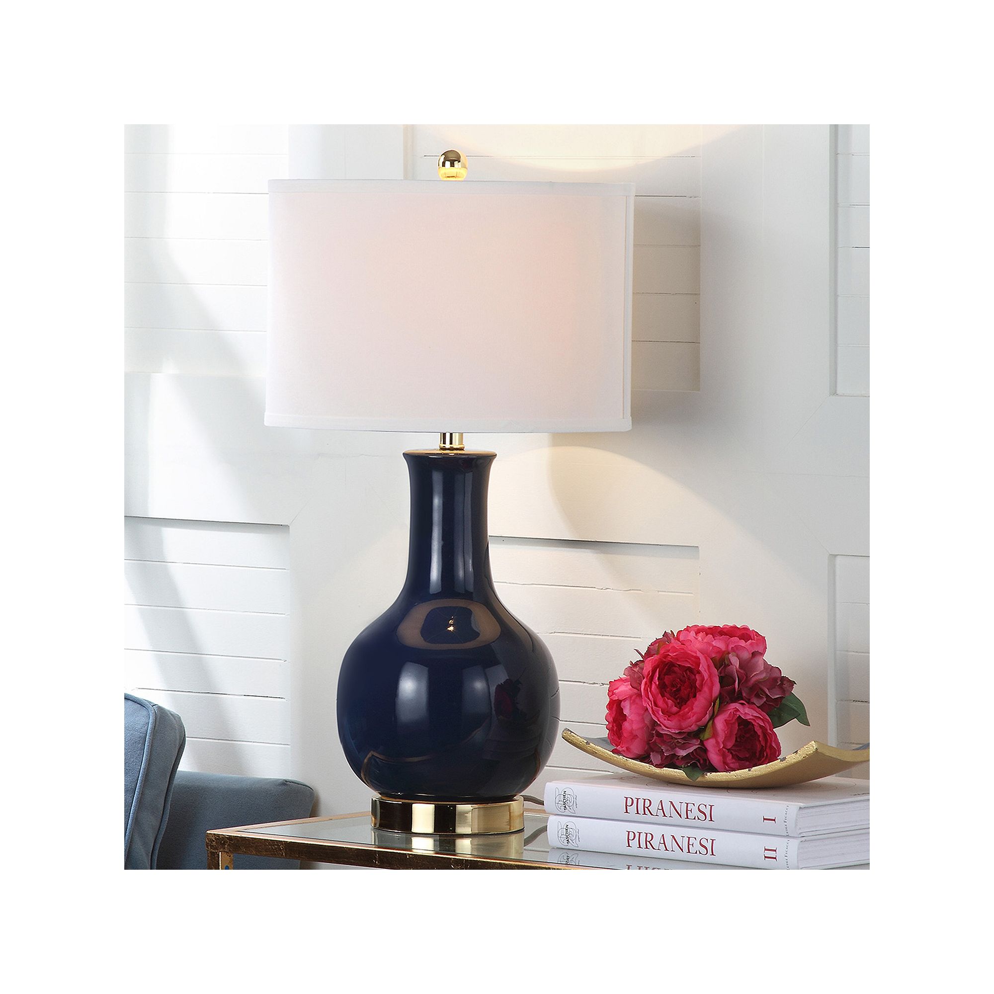 Safavieh Paris Table Lamp, Royal Blue