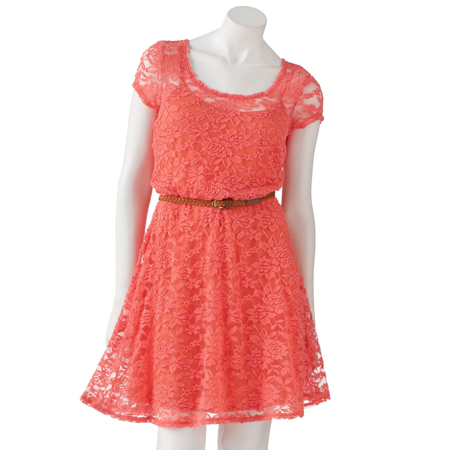 kohls coral dress