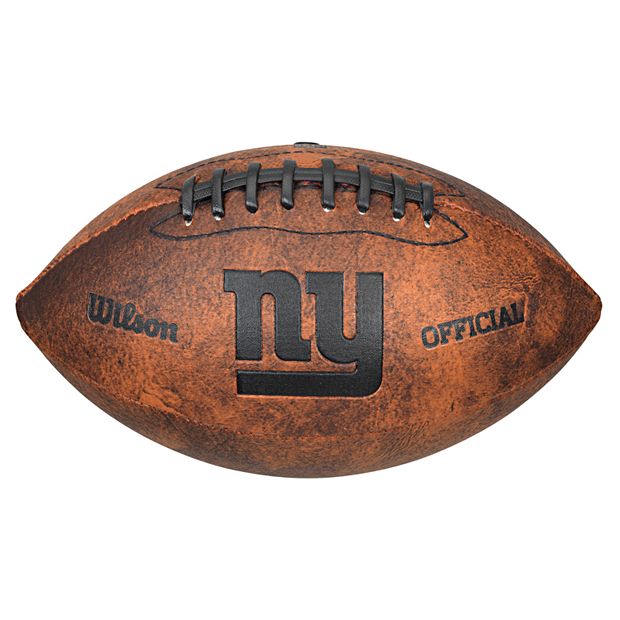 Wilson New York Giants Throwback Youth-Sized Football